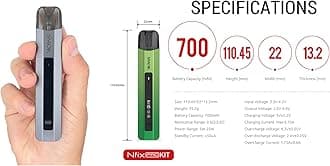 Smok Nfix Pro Kit – 25W Draw Activated Vape Pod Kit – 700mAh Type C Charging E Cigarette Pen Quick Charging – Adjustable Airflow - New Smok LP1 Coils (Cyan Pink)