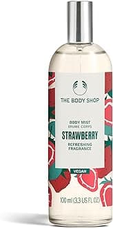 Strawberry Body Mist – Refreshes and Cools with a Sweet Fruity Scent – Vegan – 3.3 oz