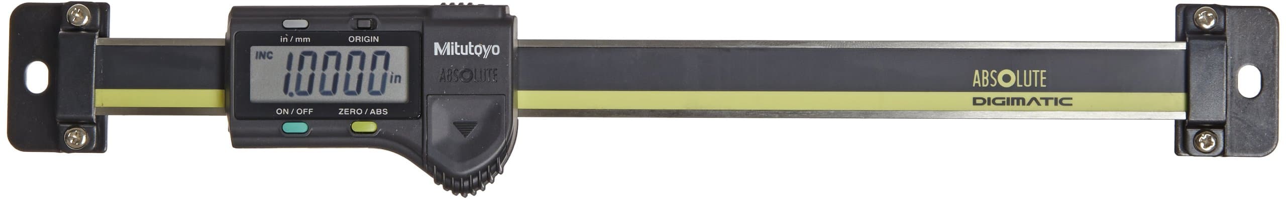 Mitutoyo 572-211-20, Horizontal Digimatic Scale Unit, 0 -6" X .0005"/0.01mm, With Output