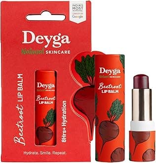 Beetroot Lip Balm stick (pack of 2) | Tinted Lip Care | For Dry & Chapped Lips | For Pigmented Lips | For Women & Men