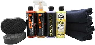 Chemical Guys HOL203 Black Car Care Kit, 9 Items