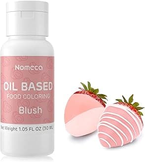 Oil Based Food Coloring for Chocolate - 30 Milliliters Upgraded Blush Oil Food Color for Baking Cake Decorating, Edible Food Dye for Candy Melts Cookies Easter Egg Icing Fondant Meringues