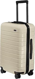 Away Carry-On Luggage, Lightweight Hardside Suitcase with Spinner Wheels, 22 Inch Airline Approved, TSA Lock, Salt White