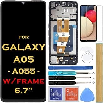 Screen Replacement LCD Display Touch Digitizer Assembly for Samsung Galaxy A05 A055 SM-A055F SM-A055F/DS SM-A055M 6.7"