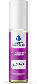 Quality Fragrance Oils' Bombshell Impression #293 | Long-Lasting Perfume Oil, Alcohol-Free, Strong Scent, 10ml Roll-On | Affordable Alternative to Designer Fragrances
