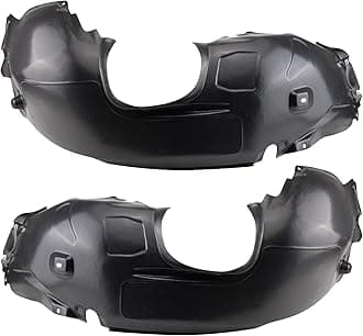 TRQ Inner Fender Liner Set Compatible with 2013-2018 Ford C-Max FO1248157 FO1249157