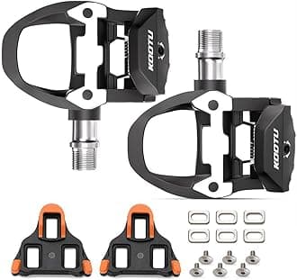 KEO Bike Pedals 9/16" Universal Road Bike Pedals Bicycle Platform Pedals Clipless Pedals Suitable for Road Bike Spin Bike MTB Indoor Bike