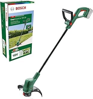 Cordless Grass Trimmer EasyGrassCut 18V-26 (Without Battery, 18 Volt System, Cutting Diameter: 26 cm, in Carton Packaging)