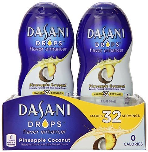 Dasani DROPS Pineapple Coconut, 6 ct, 1.9 FL OZ Bottle by Dasani DROPS