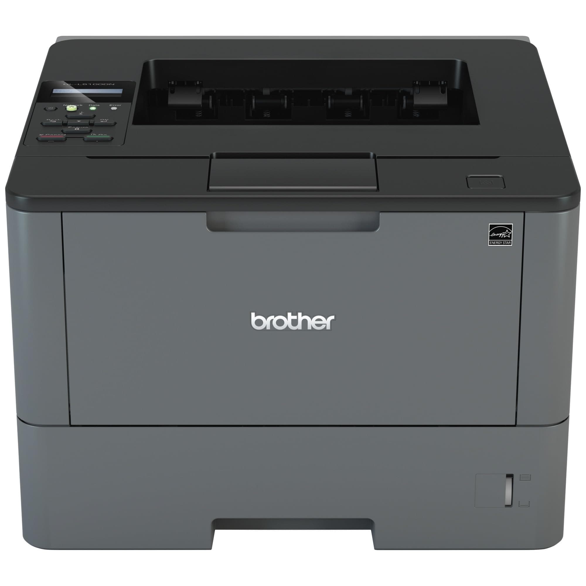 Brother Monochrome Laser Printer, HL-L5100DN, Duplex Two-Sided Printing, Ethernet Network Interface, Mobile Printing, Amazon Dash Replenishment Ready
