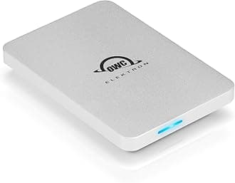 OWC Envoy Pro Elektron Portable 2TB SSD, Super Fast External SSD with up to 1250MB/s Performance, USB 3.2 Gen 2 and USB 2.0/3.0 Backwards and Universally Compatible, NVMe Powered Portable SSD
