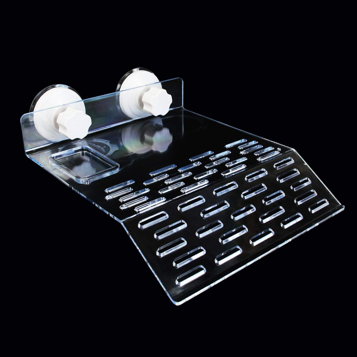 Turtle Basking Platform,Turtle Tank Platform Aquarium Animal Transparent Sink Wharf,Reptile Habitat,Climbing Shelf Turtle Tank Dock Floating Decor With Sucker Cap