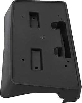 22763523, Black Long Durability Rustproof License Plate Bracket Temperature Resistance Front Bumper License Plate Frame for Auto