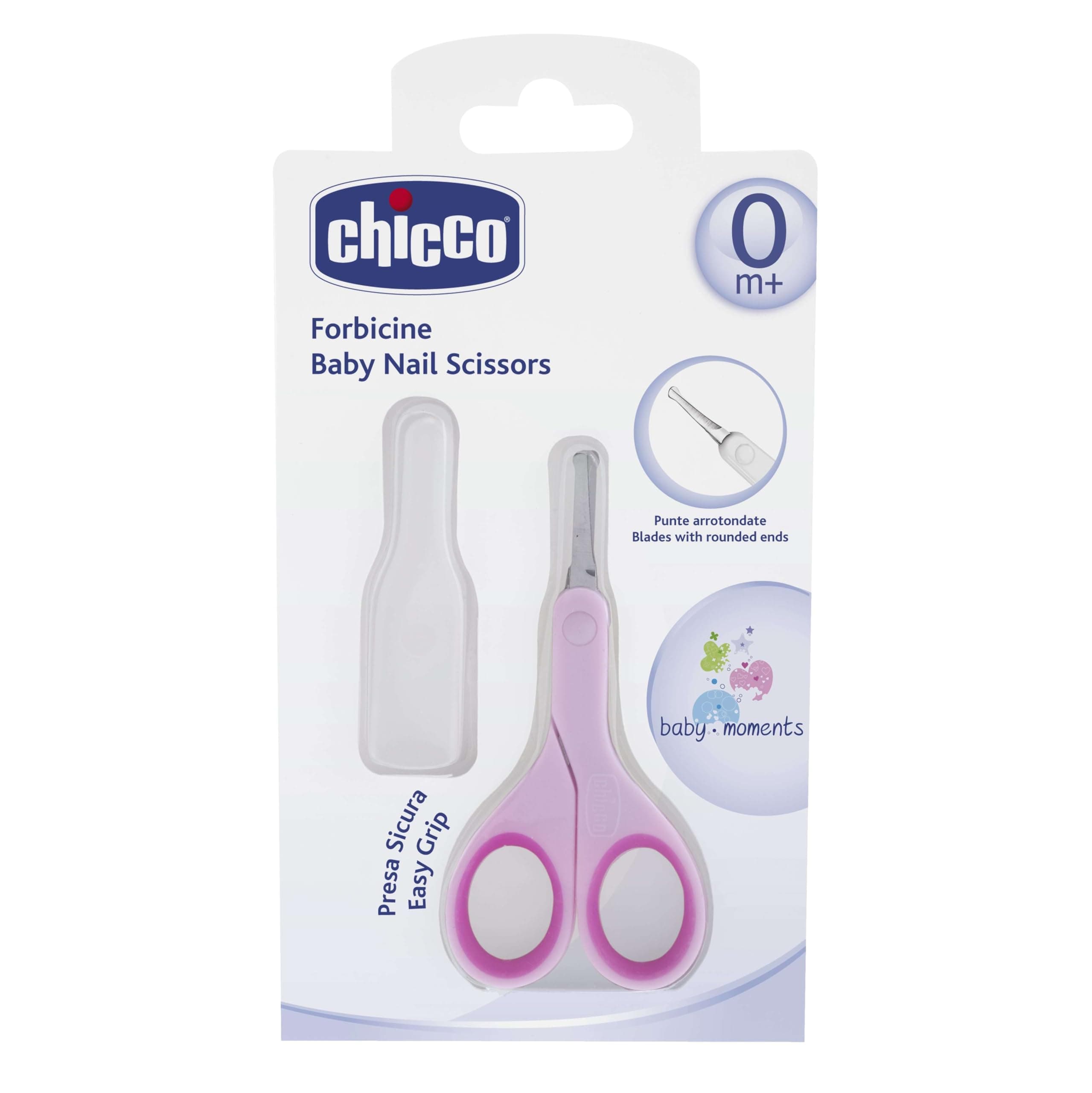 Baby Nail Scissors, Pink (0m+)