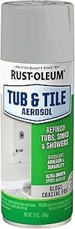 385291 Specialty Tub & Tile Spray Paint, 12 oz, Gloss Coastal Fog
