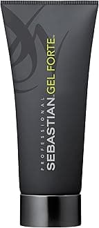 Sebastian Professional Gel Forte Hair Styling Gel, Strong Hold, Non Greasy, No Stiffness or Stickiness, Professional Hair Care, 200 ml