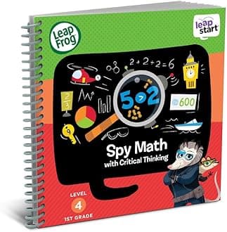 LeapStart 1st Grade Activity Book: Spy Math and Critical Thinking