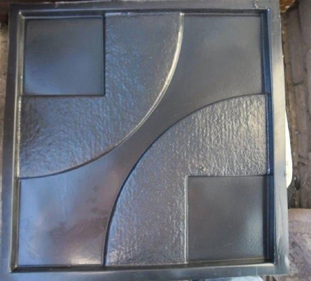 Plastic mold for 3d decor wall panels #20, for plaster (gypsum) or concrete