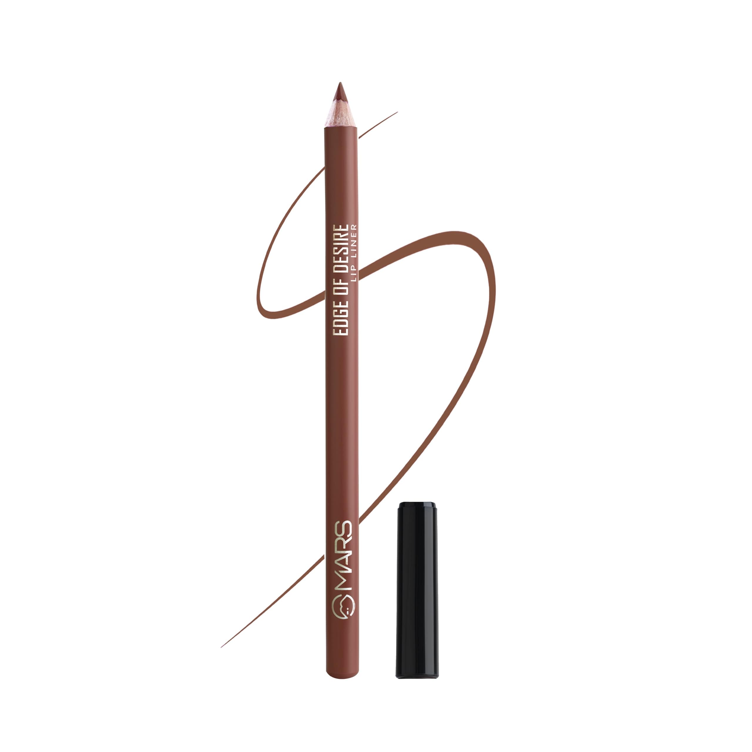 MARS Matte Lip Liner | One Swipe Smooth Application | Long Lasting Lip Pencil (1.4gm) (13-CINNAMON ROLL)