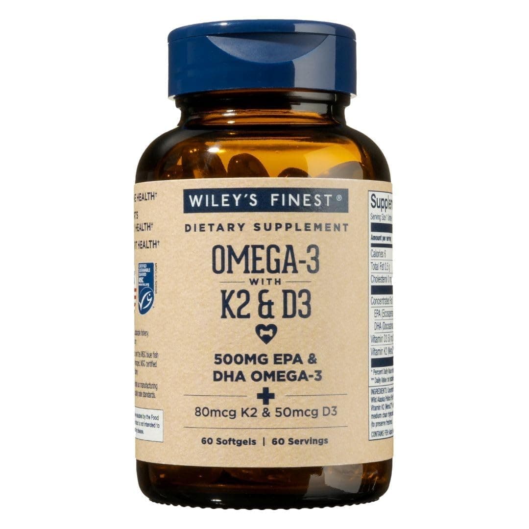 Wiley's Finest Vitamin K2 With Epa + Dha Softgels 60'S