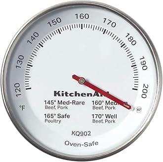 Leave-in Meat Thermometer Probe, 120°F to 200°F Range