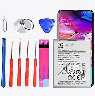 Battery for Samsung Galaxy A70, [5200mAh] Upgraded Battery Replacement for EB-BA705ABU EB-BA705ABE A705U A705U1 A705W with Professional Replacement Tool Kits