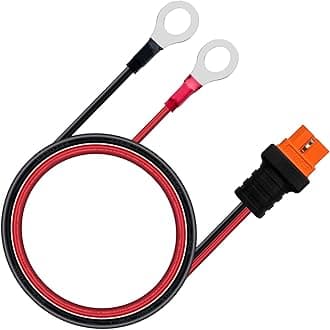 XT60i to O Ring Terminal Cable，More Than 8A，10AWG Extension Cable XT60i Female to O Ring Connector XT60i-f Compatible with Lipo Batterie (1.5M/5FT)