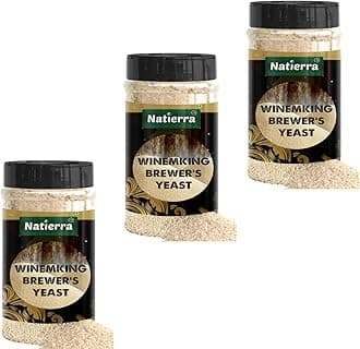 - Natierra Baker's Active Dry Yeast 75 Grams | Perfect for Bread, Pizza Dough, Cakes & More | Instant Dry Yeast (100gX3)