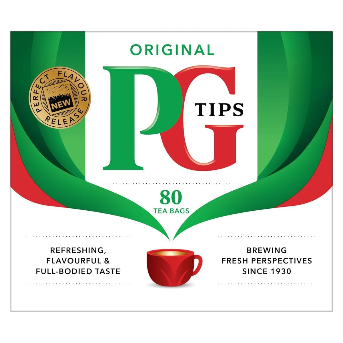 PG Tips 80 Pyramid Tea Bags 232g