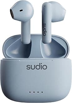 SUDIO A1 Wireless Earphones, Open-Ear, Bluetooth 5.3, IOS & Android Compatible, IPX4 Level, Waterproof Design, Scandinavian Design, SDGs, Sustainable, Gift