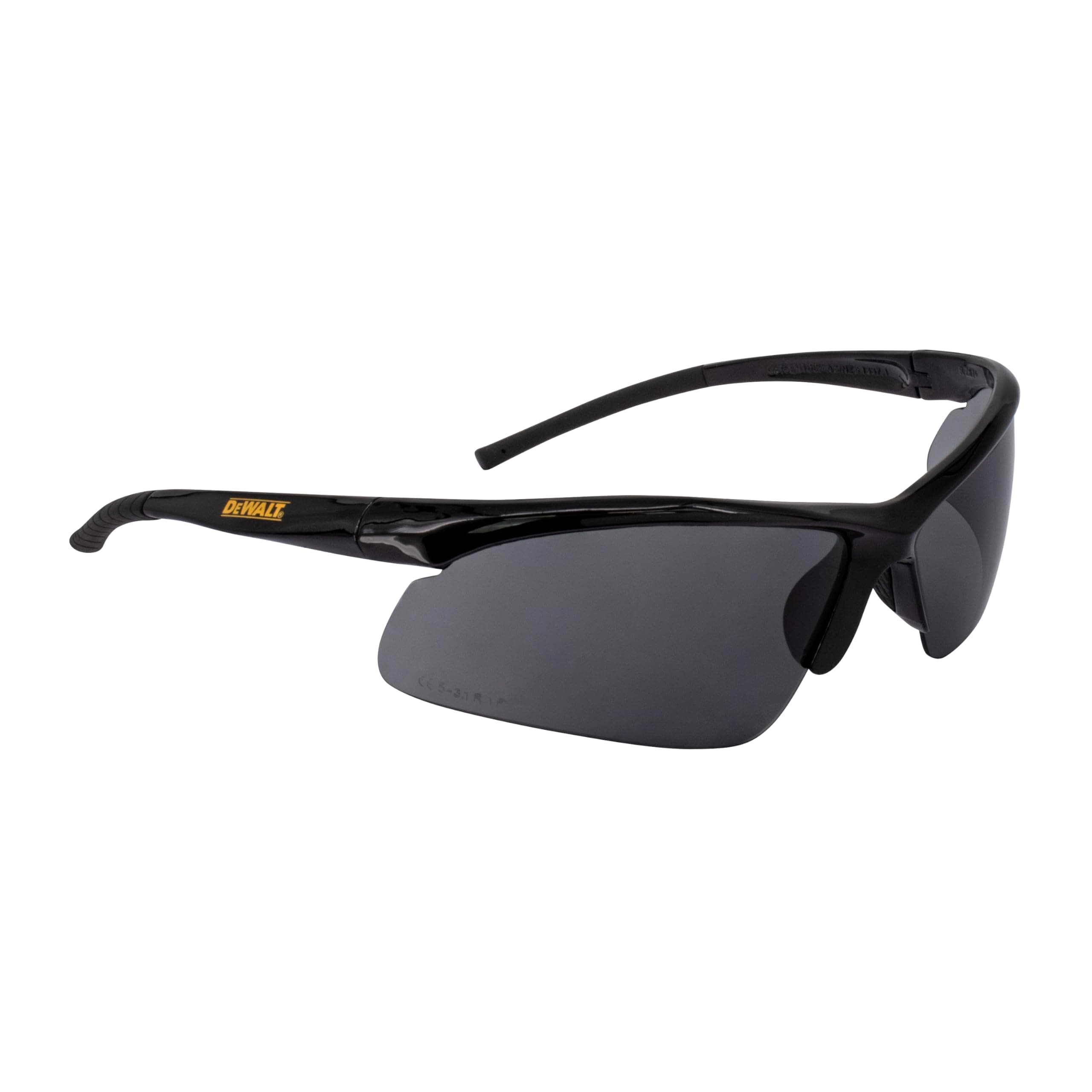Dewalt DPG51-2C Radius Smoke 10 Base Curve Lens Protective Safety Glasses,Blacks