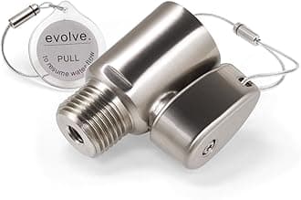 Evolve SS-1002BN-SB Thermostatic Shower Valve Brushed Nickel, Conveniently Eliminates Warm-Up Waste for Existing Showerhead