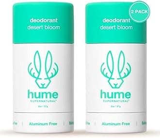 Roll On Aluminum Free Deodorant for Women & Men - Safe for Sensitive Skin - Probiotic and Plant-Based - Long-Lasting Moisture Absorbing - Clean and Effective - Desert Bloom - 2-Pack