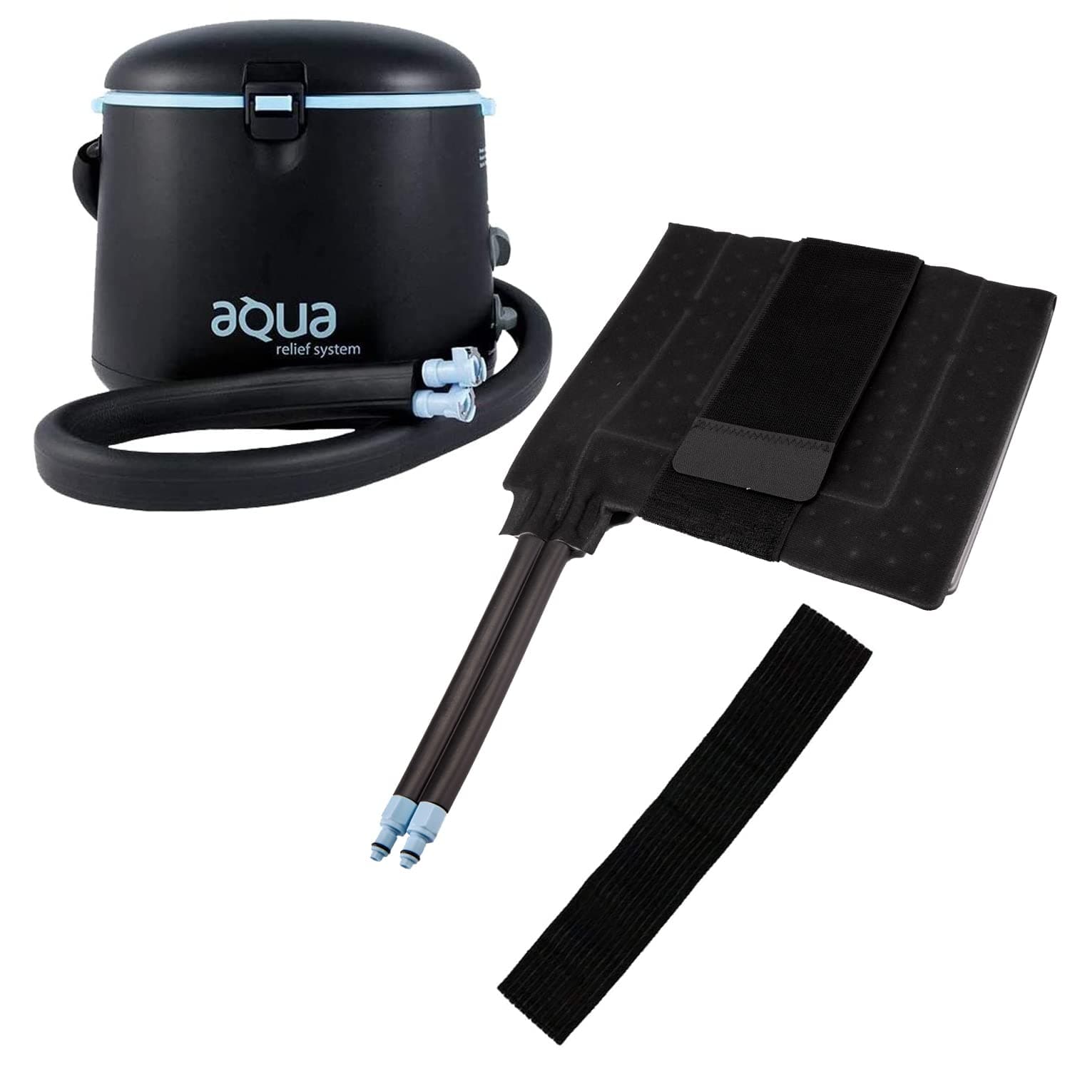 Cold Water Therapy and Hot Water Therapy System - Circulating Personal Heat/Cooling Device by Aqua Relief (ARS w/Back Pad)