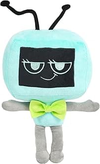 HUISHEDEA Dandy's World Plush, 10.8" Adorable Vee Plush Pillow Home Decors Birthday Valentines Gift for Fans and Kids