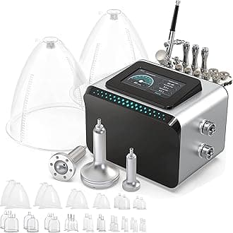 Meifuly Vacuum Therapy Machine, 3 in 1 Vacuum Cupping Sets, Skin Care and Airbrush Machine, with 1800ML and 1500ML Large Cups, 0-80 cmHg, 5 inch Touch Screen