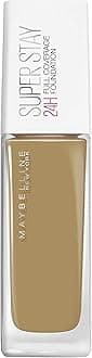 MAYBELLINENew York Foundation, Superstay 24 Hour Longlasting Foundation, Lightweight Feel, Water and Transfer Resistant, 30 ml, Shade: 34, Soft Bronze