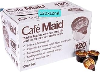 Cafe Maids Coffee Creamer portions pots 12ml each sachet (120x12ml)