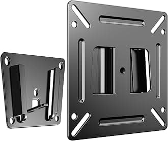Orienttvbracket Orienttvbracket TV Wall Mount Bracket Fixed Position for most 14 to 24 Inch LED LCD OLED Plasma Flat Screen Panel with VESA up to 100x100mm and 35 lb