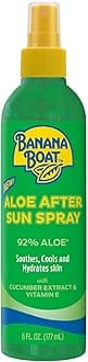 Aloe After Sun Spray, 6Fl Oz | Aloe Vera Spray with Cucumber Extract and Vitamin E, After Sun Care for Sunburn Relief, 6Fl Oz