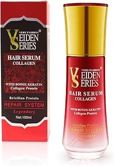 Hair Treatment Oil Hair Serum Collagen Protein Serum with Botox Keratin Hair Serum Brizilian Protein Serum Repair System 100ml VEIDEN SERIES