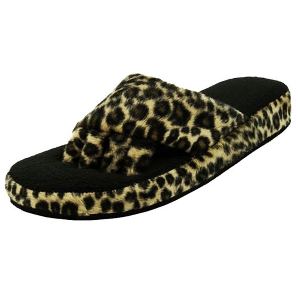 Comfys by Yoga Sandals, Medium , Leopard