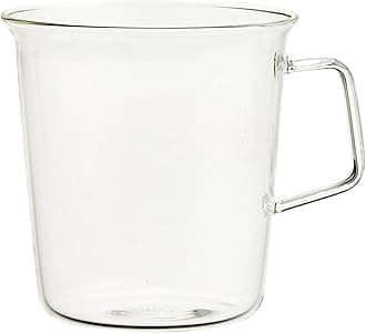 Kinto 8435 CAST Milk Mug, 10.1 fl oz (310 ml), Heat Resistant Glass, Microwave and Dishwasher Safe