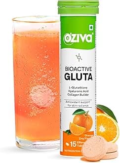 Bioactive Glutathione Tablets for Radiant Skin L-Glutathione, Hyaluronic Acid, Lycopene, Vitamin C For Skin Glow & Anti-Pigmentation Orange 15 count (Pack of 1) Starter