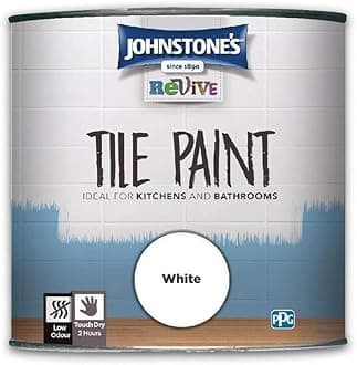 Revive - Tile Paint - White - Upcycling Paint - Gloss Finish 750 ml