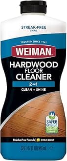 Hardwood Cleaner for Finished Hardwood Floors, Engineered Floors, Laminate - Streak-Free Results, EPA Safer Choice Certified, 32 oz