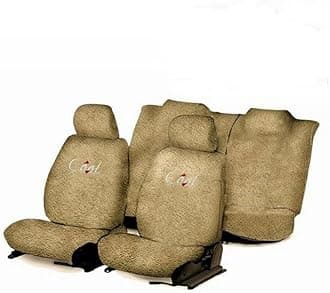 Flomaster Towelmate Seat Cover for Renault Duster (Set of 3, Beige) (WV0013591_74)