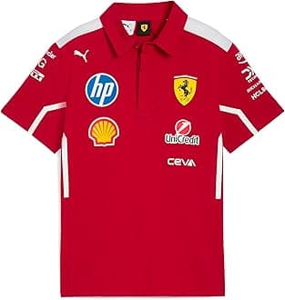 PUMA Scuderia Ferrari F1 2025 Team Polo - Men - Red
