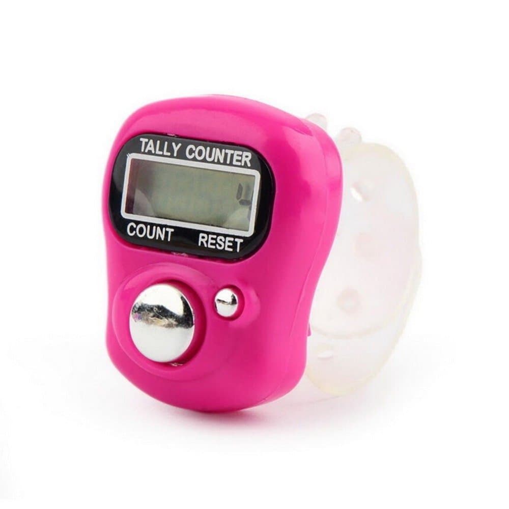Tiny Deal New Digital 5 Digit Finger Ring Tally Counter
