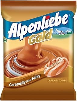 Alpenliebe Gold, Caramel Candy Pouch, 324g